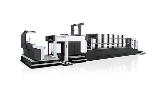 UV 옵셋 6색롱 인쇄기